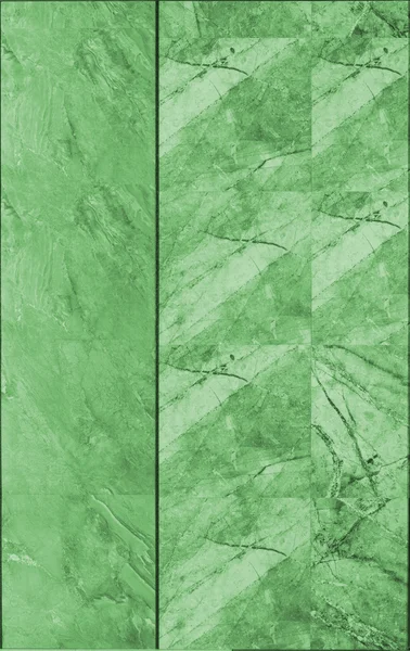 Marble tile wall texture in green color for interior — Stock Photo, Image