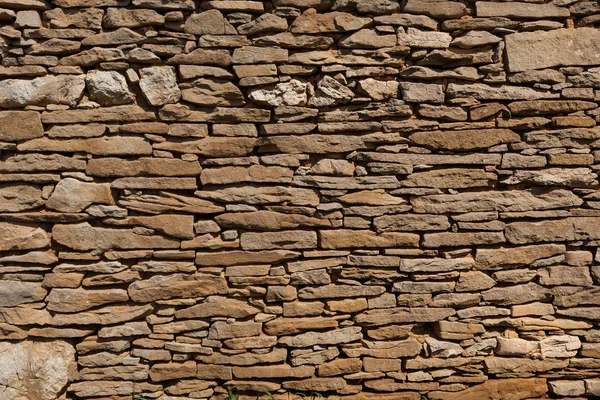 Old dry stone wall as background — Stock Photo, Image