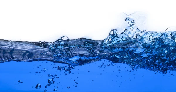 Clean water wave with bubbles. Fresh photography — Stock Photo, Image