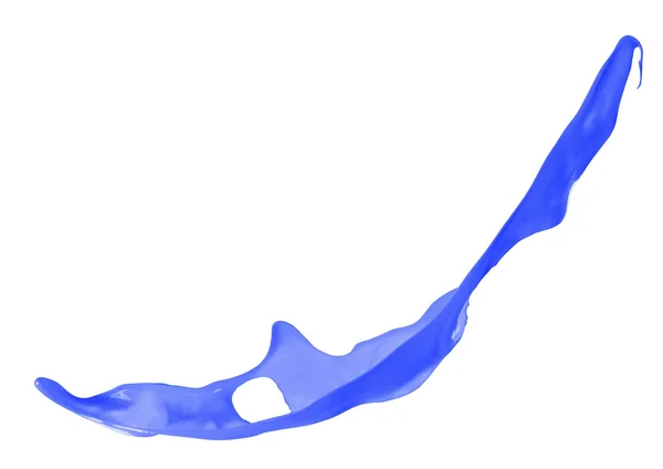 Blue splash isolated on white background32 — Stock Photo, Image