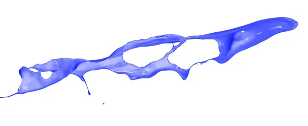 백색 background34에 고립 된 블루 스플래쉬 — 스톡 사진
