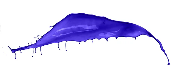 Salpicadura púrpura aislada sobre fondo blanco —  Fotos de Stock
