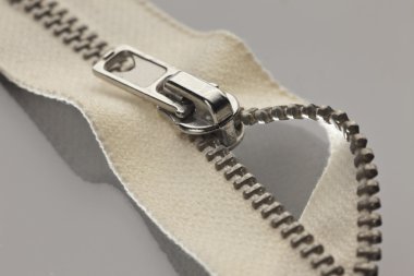beige zipper