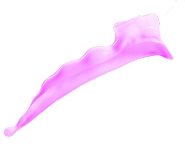 izole pembe sıçrama