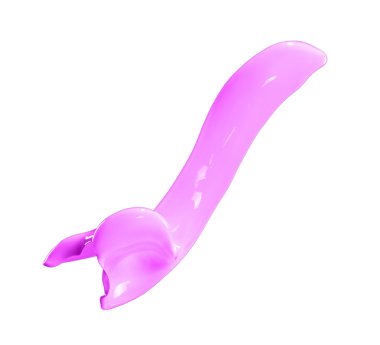 izole pembe sıçrama