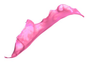 Pembe boya sıçramasına izole üzerinde beyaz background91