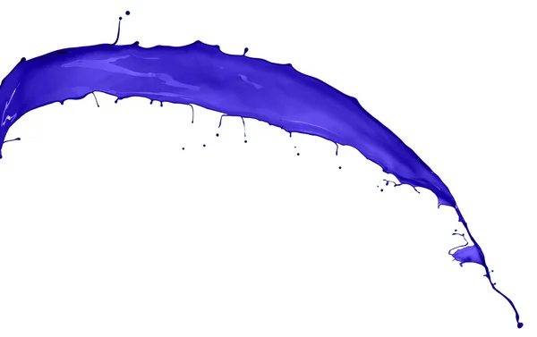 Purple splash isolated on white background60 — Stock Photo, Image