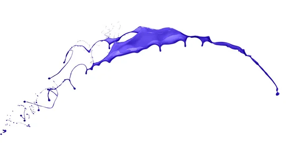 Spruzzo viola isolato su sfondo bianco53 — Foto Stock