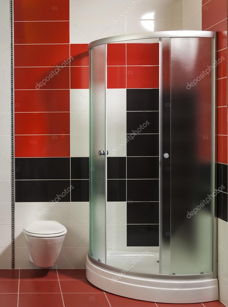 Modern fürdÅszoba zuhanyzóval — stock fotó © dimitarmitev #93160222
