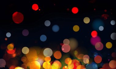 Bokeh arkaplanı tatiller, noeller, yeni yıl ve çeşitli desing projeleri için mükemmel