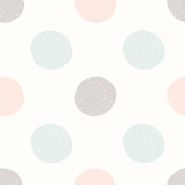 Soyut benekli arka plan deseni. Pastel desenli el çizimi noktaların, geometrik grafik kaynağın kusursuz tekrar tasarımı.