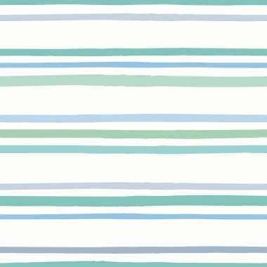 Çizgili desenli arkaplan, vektör pürüzsüz, yeşil çizgili organik yatay çizgilerin el yinelemesi deseni. 