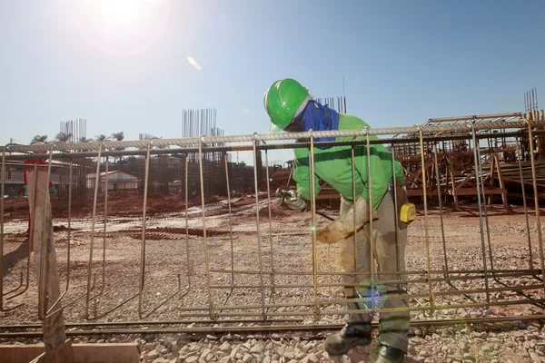 Worker on civil construction — Stock Photo, Image