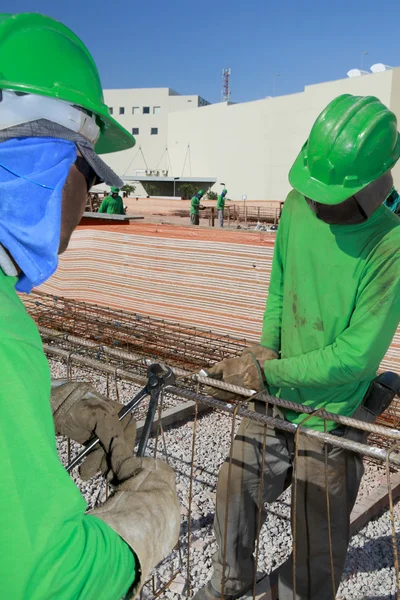 Sao Paulo Brazil July 2013 Workers Civil Construction Sao Paulo — Stock Photo, Image