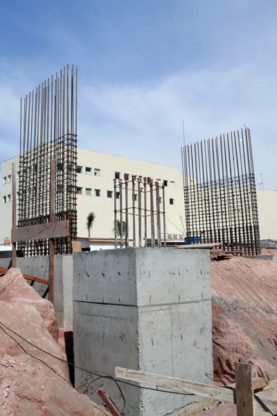 Draad van staal op civiele bouw — Stockfoto
