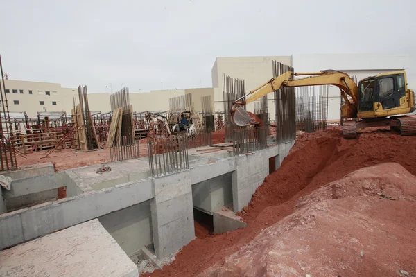 Bulldozer Working Foundation Civil Construction Sao Paulo Brazil — Stock Photo, Image