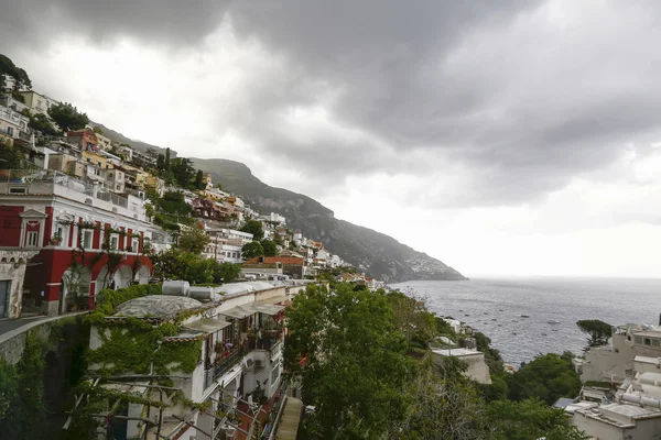 Vista della città di positano, italia — Foto Stock