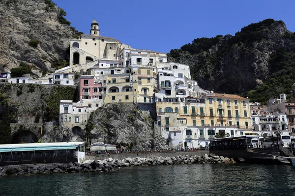 Widok miasta Positano, Włochy — Zdjęcie stockowe