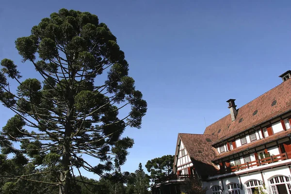 Campos Jordao Brasilien Maj31 2005 Traditionell Tysk Arkitektur Campos Jordao — Stockfoto