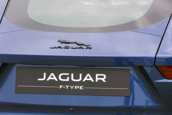 Сан Паулу Бразилия Ноября 2020 Купе Jaguar Type Вид Сзади — стоковое фото