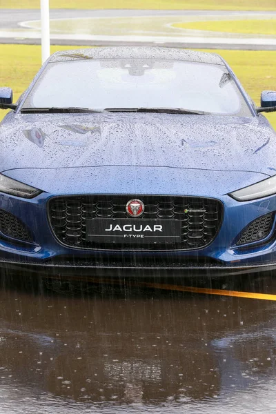 Сан Паулу Бразилия Ноября 2020 Купе Jaguar Type Вид Спереди — стоковое фото