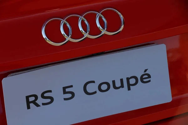 Sao Paulo Brasilien August 2020 Rotes Audi Coupé Des Deutschen — Stockfoto