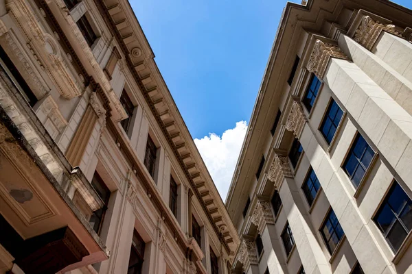 Vista Edifícios Históricos Centro Financeiro Centro São Paulo Brasil — Fotografia de Stock