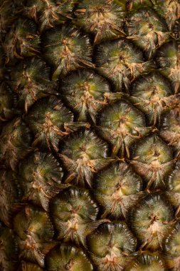 Taze olgun ananas arkaplanının dokusunu kapat