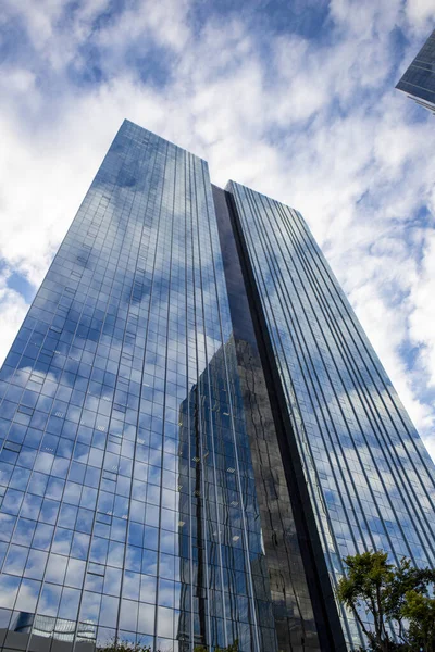 Sao Paulo Brasil Mayo 2021 Fachada Cristal Edificio Oficinas Corporativas — Foto de Stock