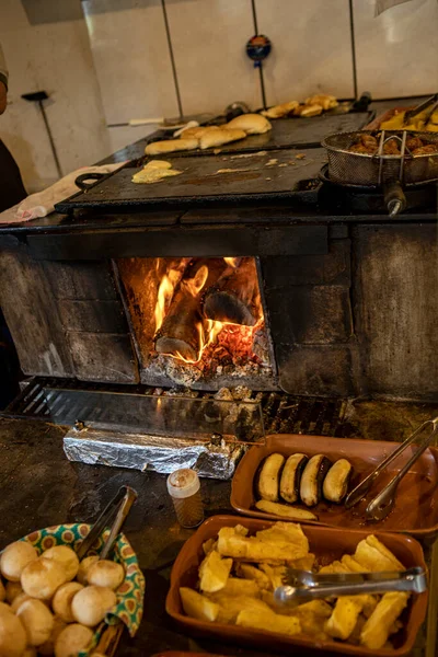 Firewood Oven Much Used Brazil Prepare Heat Food — Stock Photo, Image