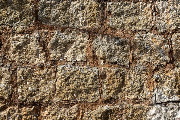 Textura Uma Parede Pedra Parede Pedra Como Fundo Textura Parte — Fotografia de Stock