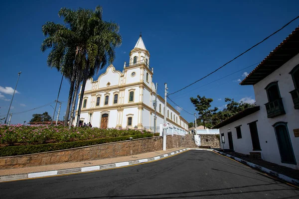 Parish Church Santana Parnaba Португальська Igreja Matriz Santa Ana Головна — стокове фото