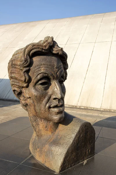 Sao Paulo Brésil Août 2021 Buste Libérateur Simon Bolivar Mémorial — Photo