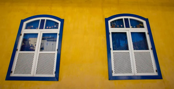 Ventana Fachada Casa Santana Parnaiba Ciudad Histórica Época Colonial Brasil —  Fotos de Stock