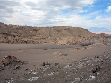 atacama, çöl manzarası Şili