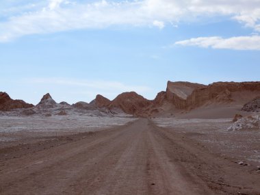 atacama, çöl manzarası Şili