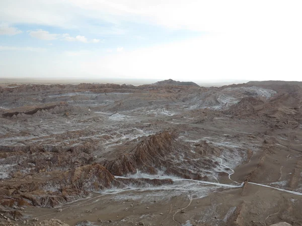 Widok Pustynię Atacama Chile — Zdjęcie stockowe