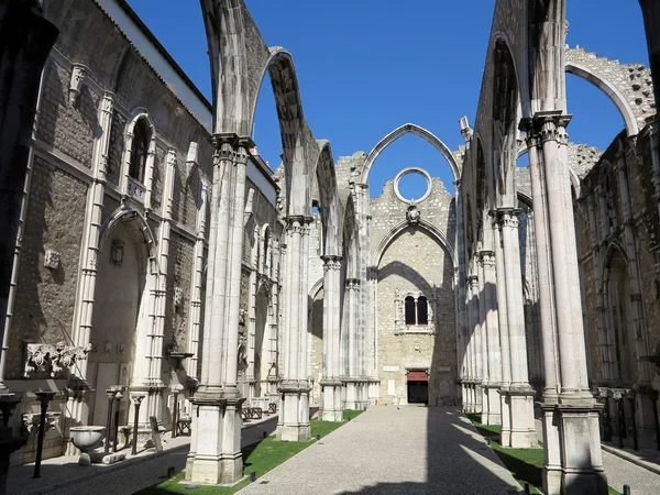 Carmo convent in lisbon — Stock Photo, Image