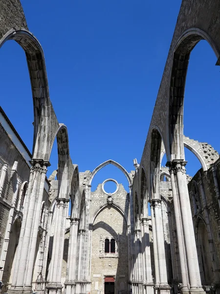 Кармо монастир в Лісбоні — стокове фото