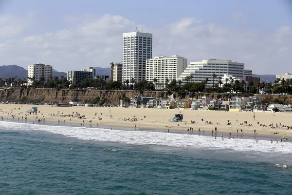 Santa Monica Beach — Zdjęcie stockowe