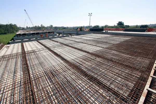 Výstavba silnic v sao paulo, Brazílie — Stock fotografie