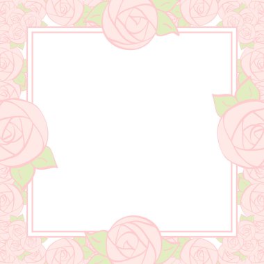 metin için çiçek ve yer ile kart