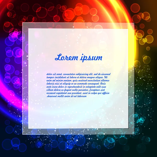 metin için yer ile soyut kartı