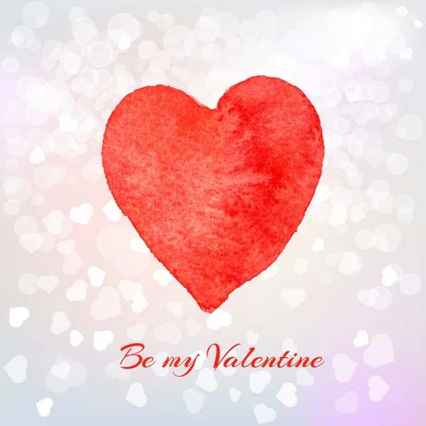 Tarjeta de felicitación del día de San Valentín — Vector de stock