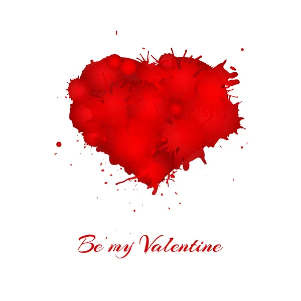 Tarjeta de felicitación para el día de San Valentín — Vector de stock