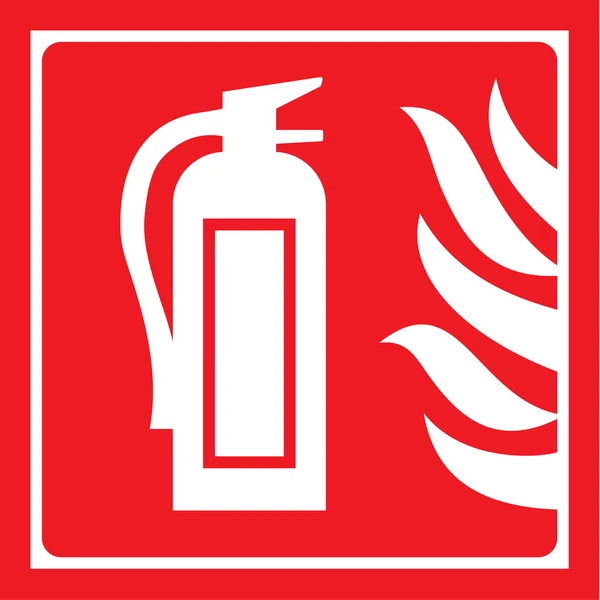 Extintor de incendios — Vector de stock