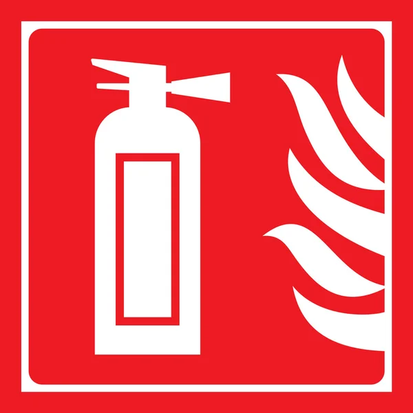 Signs for fire safety — Stock Vector