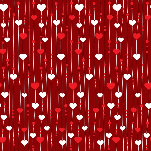 Seamless heart pattern — Stock Vector