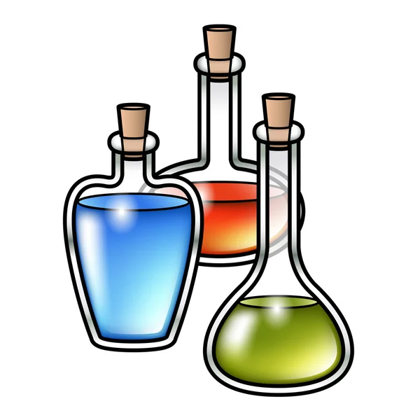 Potions magiques — Image vectorielle