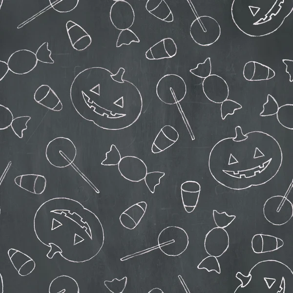 Padrão de Halloween Chalkboard — Fotografia de Stock